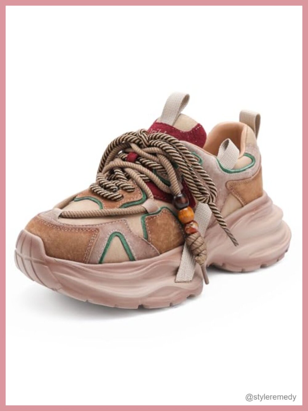 Women's Chunky Platform Running Shoes Breathable Lightweight Walking Sneakers